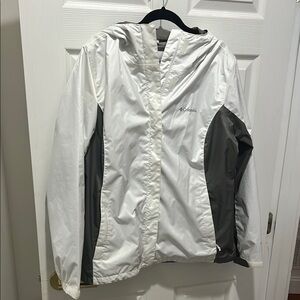 Columbia Women's White and Gray Jacket